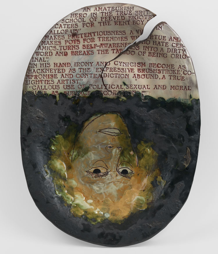 Grayson Perry. Self Portrait Cracked and Warped, 1985. Private collection. © Grayson Perry, courtesy the artist and Victoria Miro.
