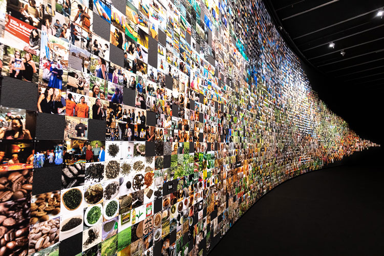 Trevor Paglen: From ‘Apple’ to ‘Anomaly’. Installation view, The Curve, Barbican, London 26 September 2019 – 16 February 2020. © Tim P. Whitby / Getty Images.