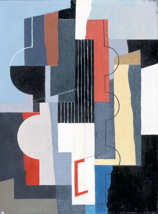 John Piper. Painting, 1935. Oil on canvas on board, 40.7 x 30.2 cm. National Museums & Galleries of Wales, Cardiff. © The Piper Estate / DACS 2017. © National Museum of Wales.
