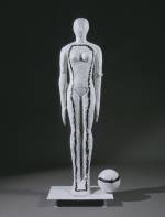 Mimmo Paladino, 
        <em>Untitled</em>, 2005. 

Painted aluminium (unique), 74 x 30 x 19 in/199 x 77 x 48 cm. &copy; The artist, courtesy Waddington Galleries, London. 