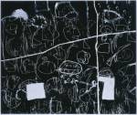 Mimmo Paladino, 
        <em>Esercizio di Lettura 4</em>, 2005-1998. 

Oil on canvas, 95 1/4 x 114 in/242 x 290 cm. &copy; The artist, courtesy Waddington Galleries, London. 