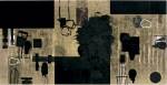 Mimmo Paladino, 
        <em>Un treno per Dulcinea</em>, 2005. 

Mixed media on gold leaf on board (triptych), 118 1/8 x 236 1/4 in/300 x 600 cm. &copy; The artist, courtesy Waddington Galleries, London. 