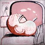 Philip Guston. Smoking I, 1973. Oil on canvas, 134 x 137.2 cm. Private collection.