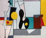 Arshile Gorky  (1904-1948). <em>Organization</em>, 1933-36. Oil on canvas 49 3/4 x 60 in. (126.4 x 152.4 cm). National Gallery of Art, Washington, Ailsa Mellon Bruce Fund 1979.13.3 &copy; 2006 Artists Rights Society (ARS), New York. Image &copy; 2006 Board of Trustees, National Gallery of Art, Washington. Photograph by Lyle Peterzell