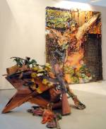 Fabian Marcaccio studio, New York, March 2011. Courtesy Galerie Thomas Schulte, Berlin.