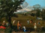 Nicolas Poussin (1594&ndash;1665). <em>Summer: Ruth and Boaz.</em><strong></strong> Paris, Louvre