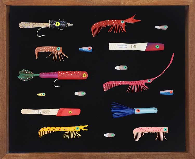 Duke Riley. Mother Ocean, 2020. Salvaged, painted plastic. Courtesy of the artist. © Duke Riley. Photo: Duke Riley Studio.