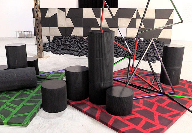 Eva Rothschild: The Shrinking Universe, installation view,
Irish Pavilion, Arsenale, Venice, 2019. Photo: Martin Kennedy.