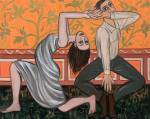 Eileen Cooper. Till the Morning Comes. Oil on canvas, 122.5 x 153 cm.
© Eileen Cooper. Photograph: Justin Piperger.