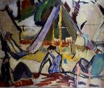 Vanessa Bell. <em>Summer Camp</em>, 1913. Bryan Ferry Collection. &copy; Estate of Vanessa Bell, courtesy Henrietta Garnett.