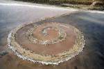 Robert Smithson. <em>Spiral Jetty, </em>1970. 
Great Salt Lake, Utah. © Estate of Robert Smithson/DACS, London/VAGA, New York 2009. 
Image courtesy James Cohan Gallery, New York. 
Collection: DIA Center for the Arts, New York. Photo: Gianfranco Gorgoni.