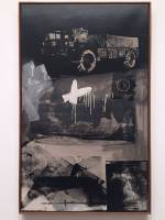 Robert Rauschenberg. Crocus, 1962. Oil paint and silkscreen ink on canvas
152.4 x 91.4 cm. Private collection. Photograph: Martin Kennedy.