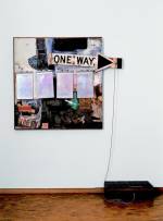Robert Rauschenberg, <em>Black Market</em>, 1961. Museum Ludwig, Cologne &copy; Robert Rauschenberg / Adagp, Paris, 2006