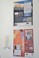 Installation view (Coleen Fitzgibbon). The Real Estate Show, What Next: 2014, Cuchifritos
Gallery + Project Space, New York 2014. Photograph courtesy of Bill Massey.