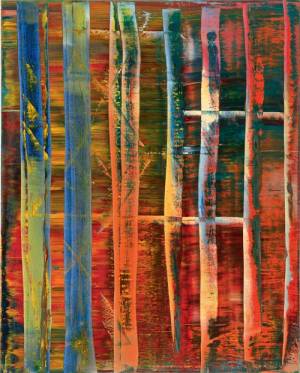 Gerhard Richter.<em> Abstraktes Bild (Abstract Painting), </em>1992. Oil on canvas, 200 x 160 cm, signed and dated on reverse. Museum Frieder Burda, Baden-Baden &copy; Gerhard Richter. Photo: Museum Frieder Burda, Baden-Baden