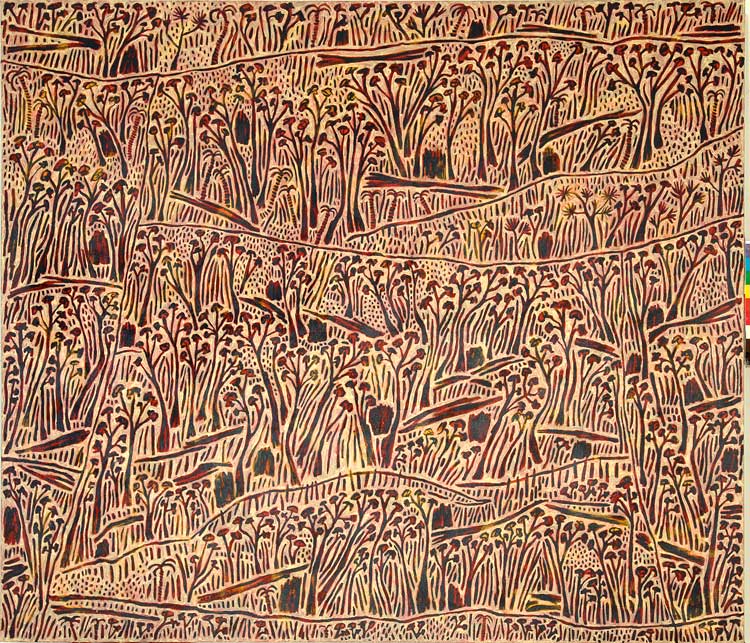 Marina Strocchi, Burn Off, 2007. Acrylic on linen, 183 x 212 cm. © the artist.
