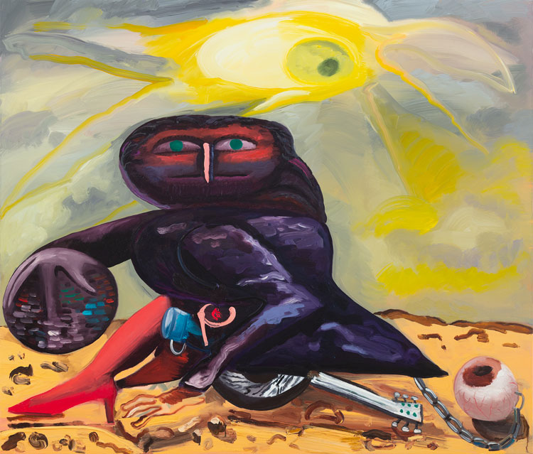 Dana Schutz, Everything and Nothing, 2020. Oil on canvas, 190.5 x 223.5 cm. © Dana Schutz. Courtesy the artist; Petzel, New York; Thomas Dane Gallery; Contemporary Fine Arts, Berlin. Photo: Jason Mandella.