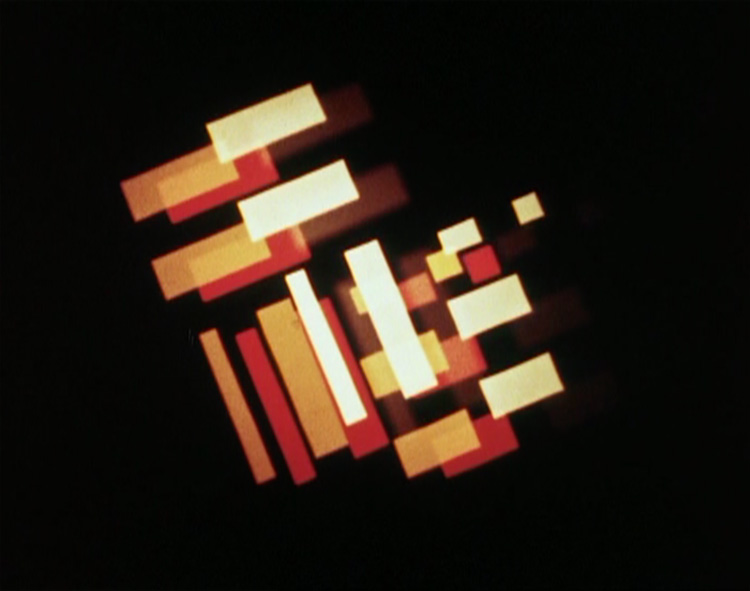 Kurt Schwerdtfeger, Reflektorische Farblichtspiele, 1966. 16mm film transfer to digital, sound, 17 minutes 24 seconds. Courtesy of Microscope Gallery and Kurt Schwerdtfeger Estate.