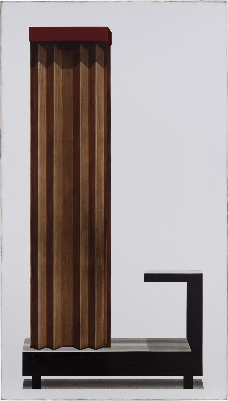 Michael Simpson. Confessional 6, 2018-19. Oil on canvas, 282 x 162 cm. Images courtesy the artist and Blain|Southern.