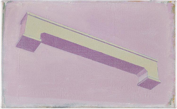 Michael Simpson. Untitled (Bench Painting), 2019. Oil on canvas, 32 x 20 cm. Images courtesy the artist and Blain|Southern.
