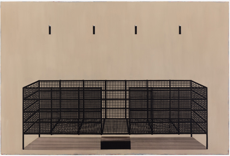 Michael Simpson. Squint 63, 2019. Oil on canvas, 245 x 366.5 cm. Images courtesy the artist and Blain|Southern.