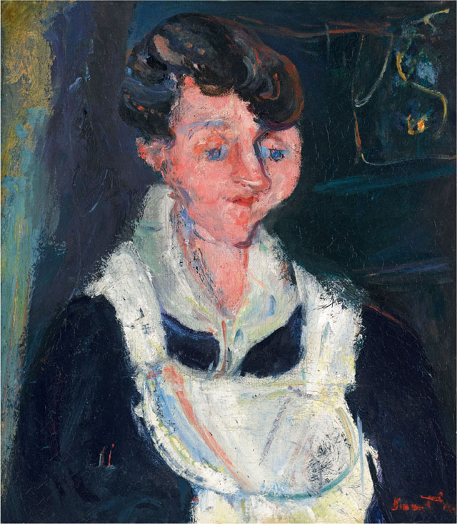 Chaïm Soutine. Waiting Maid (La soubrette), c1933, 46.5 x 40.5 cm. Ben Uri Gallery and Museum.