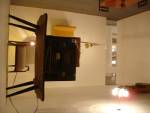 Jaroslaw Kozlowski, 1945 - born in Srem, lives and works in Poznan. Installation <em>Gravity Room</em>. Montage using second-hand furniture bought in S&atilde;o Paulo.
