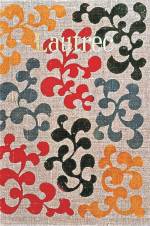 Serizawa Keisuke (1895&ndash;1984). <em>Book Cover: Rotorekku: Shogai to Geijutsu </em>(Lautrec: Art and Life) by Shikiba Ryuzaburo, July 1942<em>. </em>Stencil-dyed hemp, 10 5/8 x 7 7/8 in. Tohoku Fukushi University  Serizawa Keisuke Art and Craft Museum.