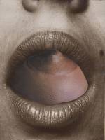 Penny Slinger. Abreast of the Situation (Mouthpieces), 1973. Photo collage, 7 x 9.5 in. Courtesy Riflemaker Gallery. © Penny Slinger.