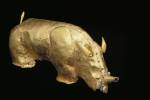 Gold rhino. From Mapungubwe, capital of the first kingdom in southern Africa, c. AD 1220–1290. Department of Arts © University of Pretoria.