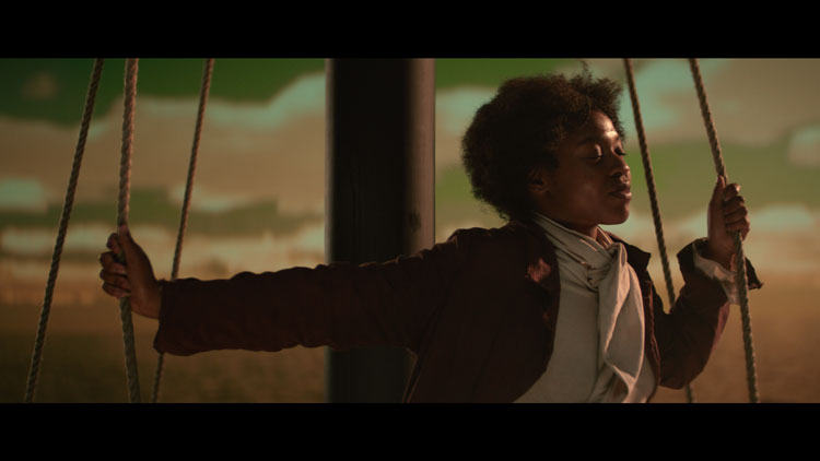 Film Still, MOBY DICK; or, The Whale (2022), Dir. Wu Tsang. Prod. Schauspielhaus Zürich.