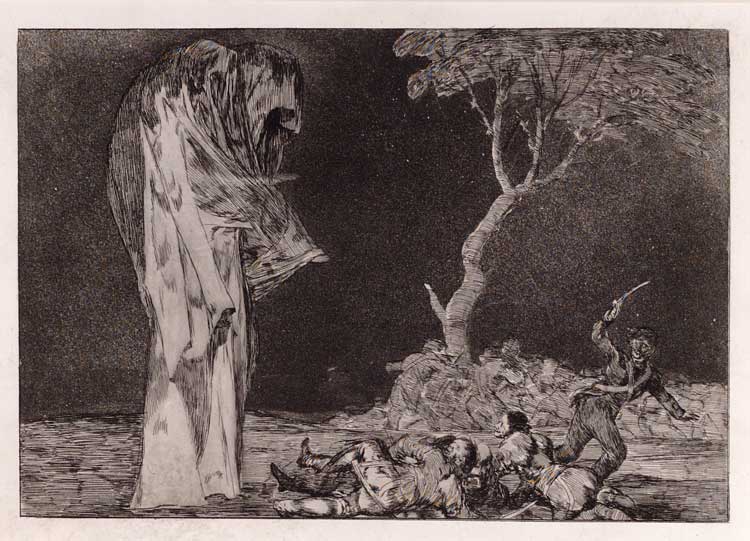 Francisco de Goya, Folly of Fear. © The Higgins Bedford.