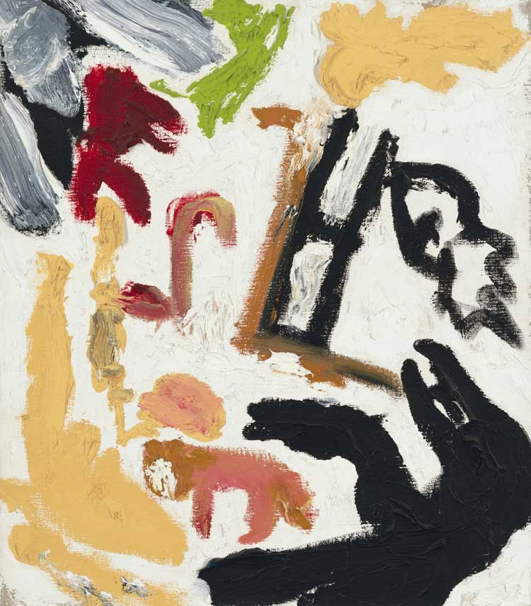 Don Van Vliet, Crow Dance a Panther, 1988. Oil on canvas, 72 x 62.5 cm (28 1/4 x 24 1/2 in). © The Estate of the Artist. Courtesy Michael Werner Gallery, New York and London.