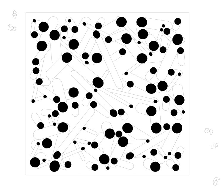 Colonnade plan, 2021. Image © Gijs Van Vaerenbergh.