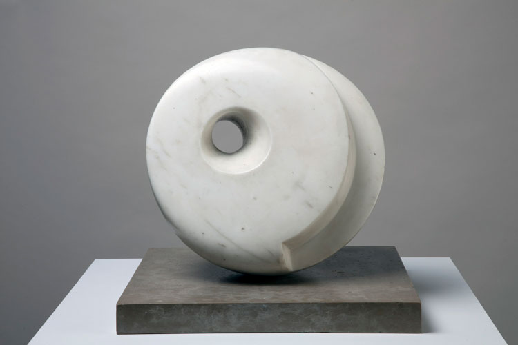 Barbara Hepworth, Pierced Hemisphere I, 1937. Marble, 35 x 38 x 38 cm. Presented by Mr HR Hepworth Esq., 1940 © Bowness. Photo: Jerry Hardman-Jones.