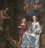 John Hayls.<em> Portrait of a Lady and a Boy, with Pan, 1655-9</em>. AFTER CLEANING.

    Tate © Tate