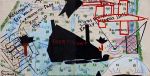 Rose Wylie, Rosemount (Coloured), 1999. Oil on canvas, 186 × 378 cm (overall). Courtesy Vladimir Ovcharenko. © Rose Wylie.