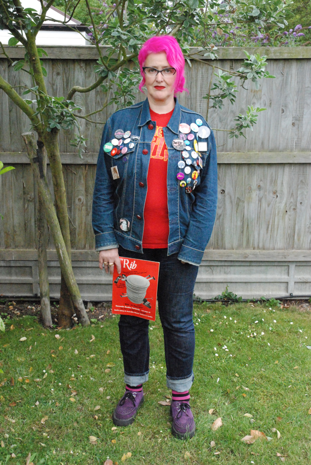 Rachael House. Self Portrait with Badges, after Peter Blake, 2011. Photograph, 83 x 59 cm. © the artist.