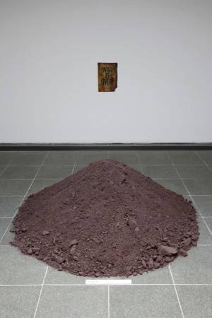 Yoko Ono. Installation view, Yoko Ono: TO THE LIGHT, Serpentine Gallery, London. © 2012 Jerry Hardman-Jones.


Background: Yoko Ono. <i>WAR IS OVER (if you want it)</i>, 1969/2012.


Foreground: Yoko Ono. <i>Three Mounds</i>, 1999/2012.